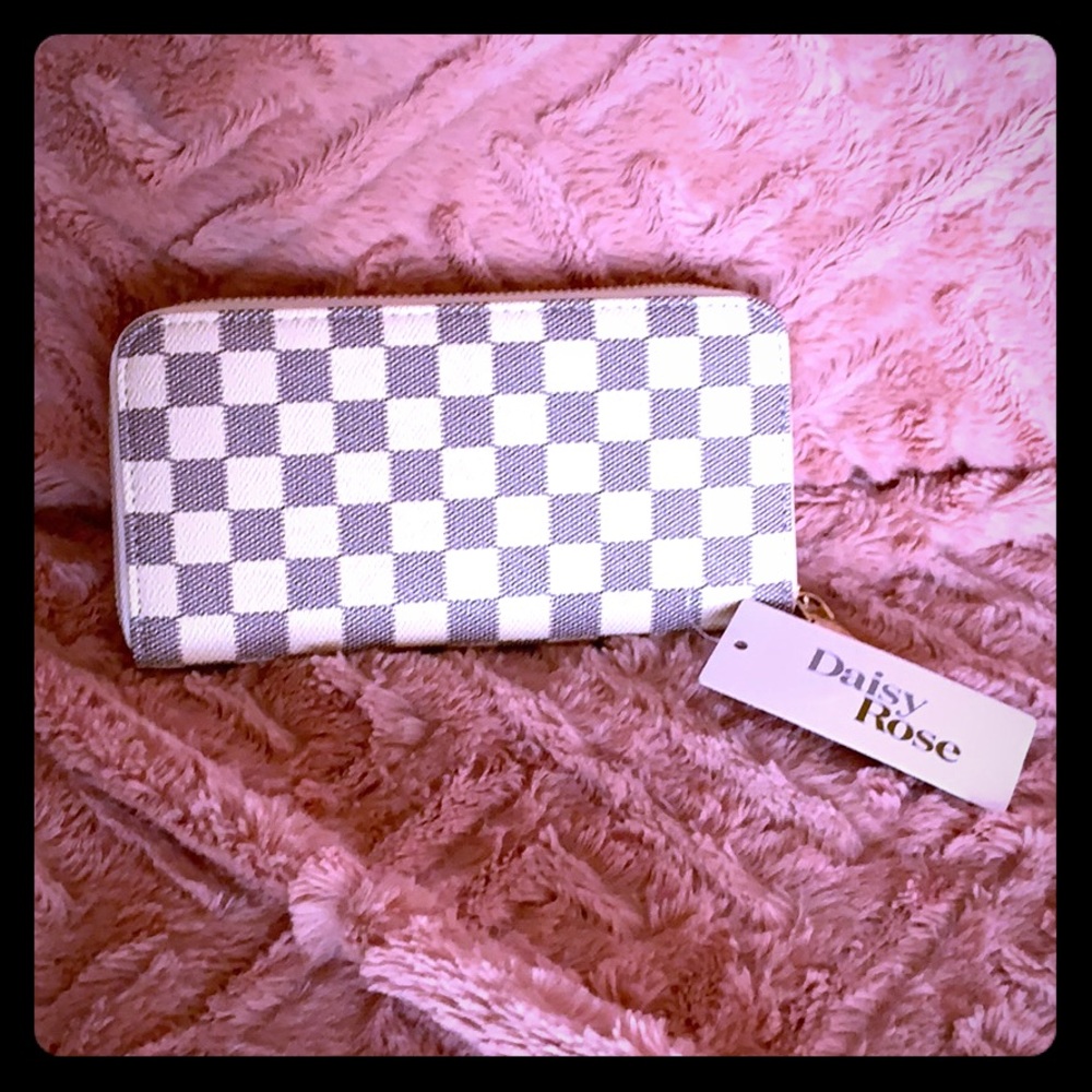 Damier style Wallet NWT